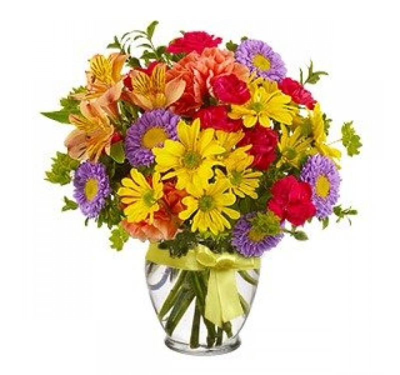 Mixed Seasonal Flowers Bouquet 