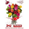 12 Mix Roses Valentines